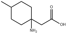 (1-Amino-4-methyl-cyclohexyl)-acetic acid Struktur