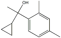 1-cyclopropyl-1-(2,4-dimethylphenyl)ethanol Structure