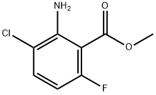 2-氨基-3-氯-6-氟苯甲酸甲酯,1342035-05-5,结构式