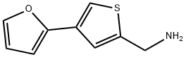 (4-(furan-2-yl)thiophen-2-yl)methanamine Structure