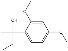 2-(2,4-dimethoxyphenyl)butan-2-ol 化学構造式