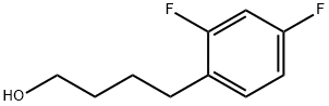 4-(2,4-二氟苯基)丁-1-醇, 1342602-90-7, 结构式