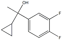 1-cyclopropyl-1-(3,4-difluorophenyl)ethanol,1343127-12-7,结构式