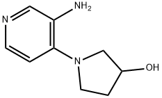 1-(3-Amino-pyridin-4-yl)-pyrrolidin-3-ol Structure