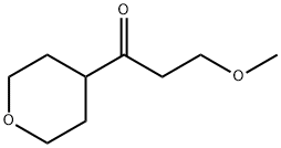 3-methoxy-1-(tetrahydro-2H-pyran-4-yl)propan-1-one 化学構造式