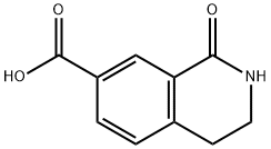 7-Isoquinolinecarboxylic acid, 1,2,3,4-tetrahydro-1-oxo- Structure