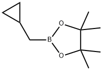 2-(Cyclopropylmethyl)-4,4,5,5-tetramethyl-1,3,2-dioxaborolane 化学構造式