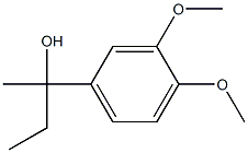 2-(3,4-dimethoxyphenyl)butan-2-ol 结构式