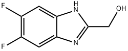 5,6-Difluoro-2-(hydroxymethyl)-benzimidazole Structure