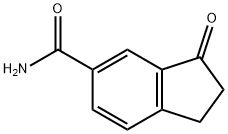 3-OXO-2,3-DIHYDRO-1H-INDENE-5-CARBOXAMIDE 化学構造式