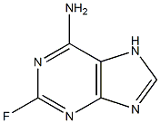 2-fluoro-7H-purin-6-amine Struktur