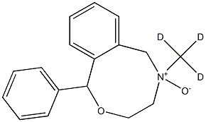5-oxido-1-phenyl-5-(trideuteriomethyl)-1,3,4,6-tetrahydro-2,5-benzoxazocin-5-ium,1346603-50-6,结构式