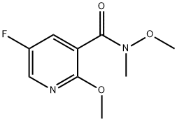 5-FLUORO-N,2-DIMETHOXY-N-METHYLNICOTINAMIDE Struktur