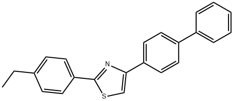 4-(4-联苯)-2-(4-乙基-苯基)噻唑, 1347815-20-6, 结构式