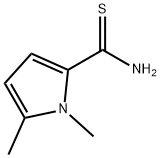 1,5-二甲基-1H-吡咯E-2-碳硫酰胺, 134789-90-5, 结构式