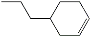 Cyclohexene, 4-propyl- 化学構造式