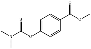 methyl 4-(dimethylthiocarbamoyloxy)benzoate,13492-59-6,结构式