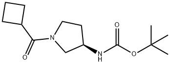 (R)-tert-Butyl 1-(cyclobutanecarbonyl)pyrrolidin-3-ylcarbamate