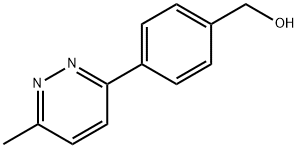 (4-(6-METHYLPYRIDAZIN-3-YL)PHENYL)METHANOL Struktur