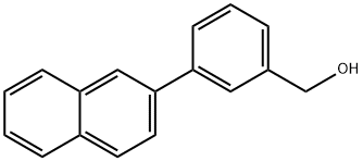 (3-(NAPHTHALEN-2-YL)PHENYL)METHANOL 化学構造式