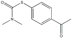 1-(4-acetylphenyl)sulfanyl-N,N-dimethyl-formamide Structure