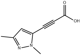 3-(1,3-二甲基-1H-吡唑-5-基)丙醇酸, 1351382-57-4, 结构式