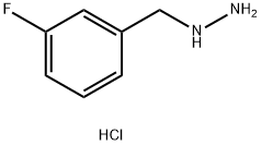 (3-fluorobenzyl)hydrazine hydrochloride 结构式