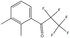 1-(2,3-dimethylphenyl)-2,2,3,3,3-pentafluoropropan-1-one Structure