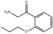 2-氨基-1-(2-丙氧基苯基)乙烷-1-酮 结构式