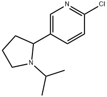 2-Chloro-5-(1-isopropyl-pyrrolidin-2-yl)-pyridine 结构式