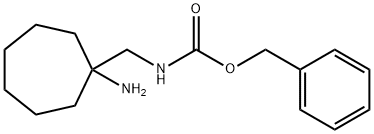 benzyl N-[(1-aminocycloheptyl)methyl]carbamate Structure