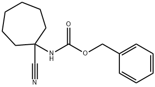 benzyl N-(1-cyanocycloheptyl)carbamate, 1352999-92-8, 结构式