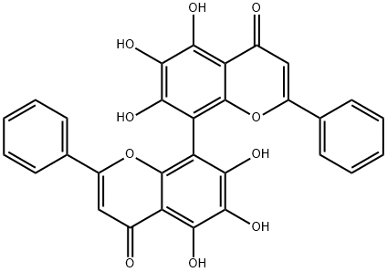 8,8''-二黄芩素 结构式