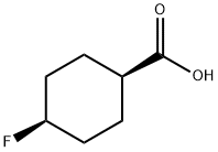 CIS-4-FLUOROCYCLOHEXANECARBOXYLIC ACID Structure