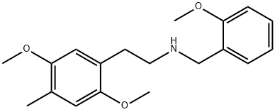 2-(2,5-dimethoxy-4-methylphenyl)-N-[(2-methoxyphenyl)methyl]ethanamine Struktur