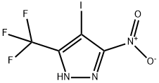 4-Iodo-3-nitro-5-trifluoromethyl-1H-pyrazole Struktur