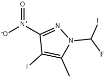 1-Difluoromethyl-4-iodo-5-methyl-3-nitro-1H-pyrazole|1-(二氟甲基)-4-碘-5-甲基-3-硝基-1H-吡唑