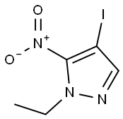 1-Ethyl-4-iodo-5-nitro-1H-pyrazole Structure