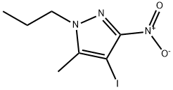 4-Iodo-5-methyl-3-nitro-1-propyl-1H-pyrazole Structure