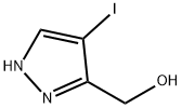 (4-Iodo-1H-pyrazol-3-yl)-methanol Struktur