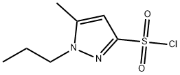 5-Methyl-1-propyl-1H-pyrazole-3-sulfonyl chloride Structure