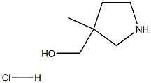 (3-Methylpyrrolidin-3-Yl)Methanol Hydrochloride Structure