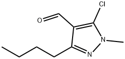 3-butyl-5-chloro-1-methyl-1H-pyrazole-4-carbaldehyde Structure
