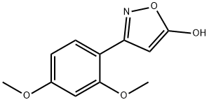 3-(2,4-dimethoxyphenyl)-1,2-oxazol-5-ol Struktur