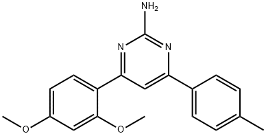 1354940-57-0 4-(2,4-dimethoxyphenyl)-6-(4-methylphenyl)pyrimidin-2-amine