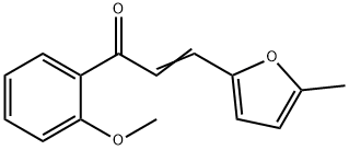 (2E)-1-(2-methoxyphenyl)-3-(5-methylfuran-2-yl)prop-2-en-1-one Structure