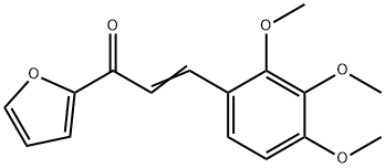 (2E)-1-(furan-2-yl)-3-(2,3,4-trimethoxyphenyl)prop-2-en-1-one Structure