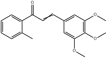 (2E)-1-(2-methylphenyl)-3-(3,4,5-trimethoxyphenyl)prop-2-en-1-one, 1354941-85-7, 结构式