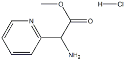 Methyl 2-amino-2-(pyridin-2-yl)acetate hydrochloride Struktur