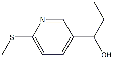 1-(6-Methylsulfanyl-pyridin-3-yl)-propan-1-ol Structure